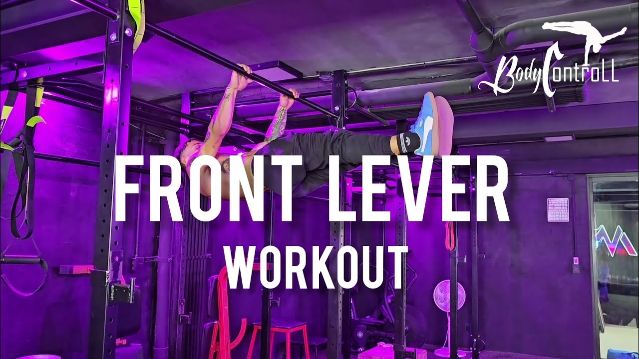 FRONT LEVER - WORKOUT - JOSSAFAT MEZA -TEAM BODYCONTROLL - NIVEL INTERMEDIO 🇲🇽🏆🎖️