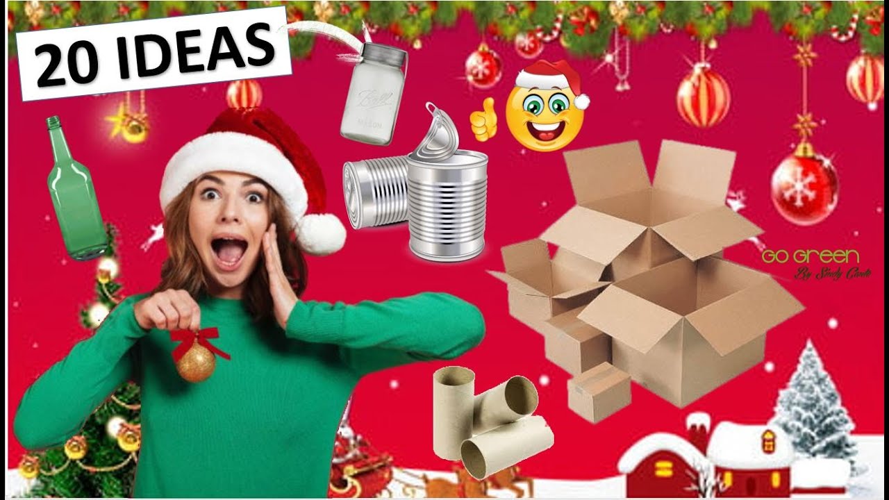 20 Manualidades PARA NAVIDAD con RECICLAJE (Ideas Navideñas 2024)