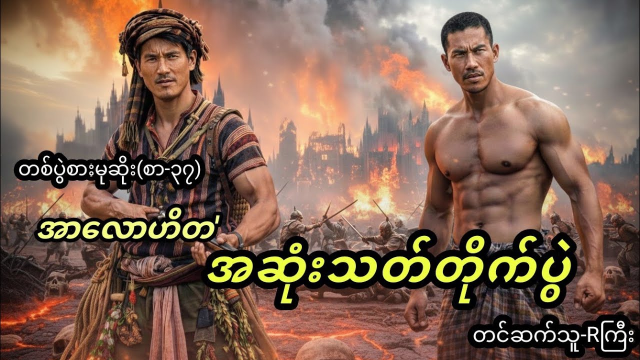 အာလောဟိတ'အဆုံးသတ်တိုက်ပွဲ( အစ၊ အဆုံး) #နောင်ရိုး #ထမံ#တစ်ပွဲစား#horror 