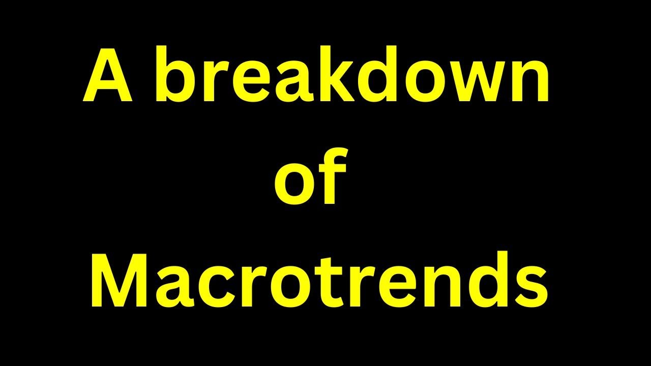 A breakdown of macro trends