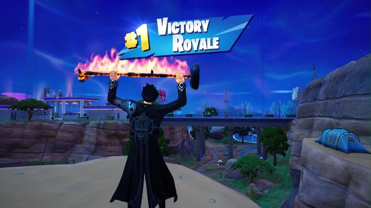 *NEW* SOLO LEVELING BATTLE READY SUNG JINWOO SKIN IN FORTNITE PS5 + A VICTORY ROYALE WIN!