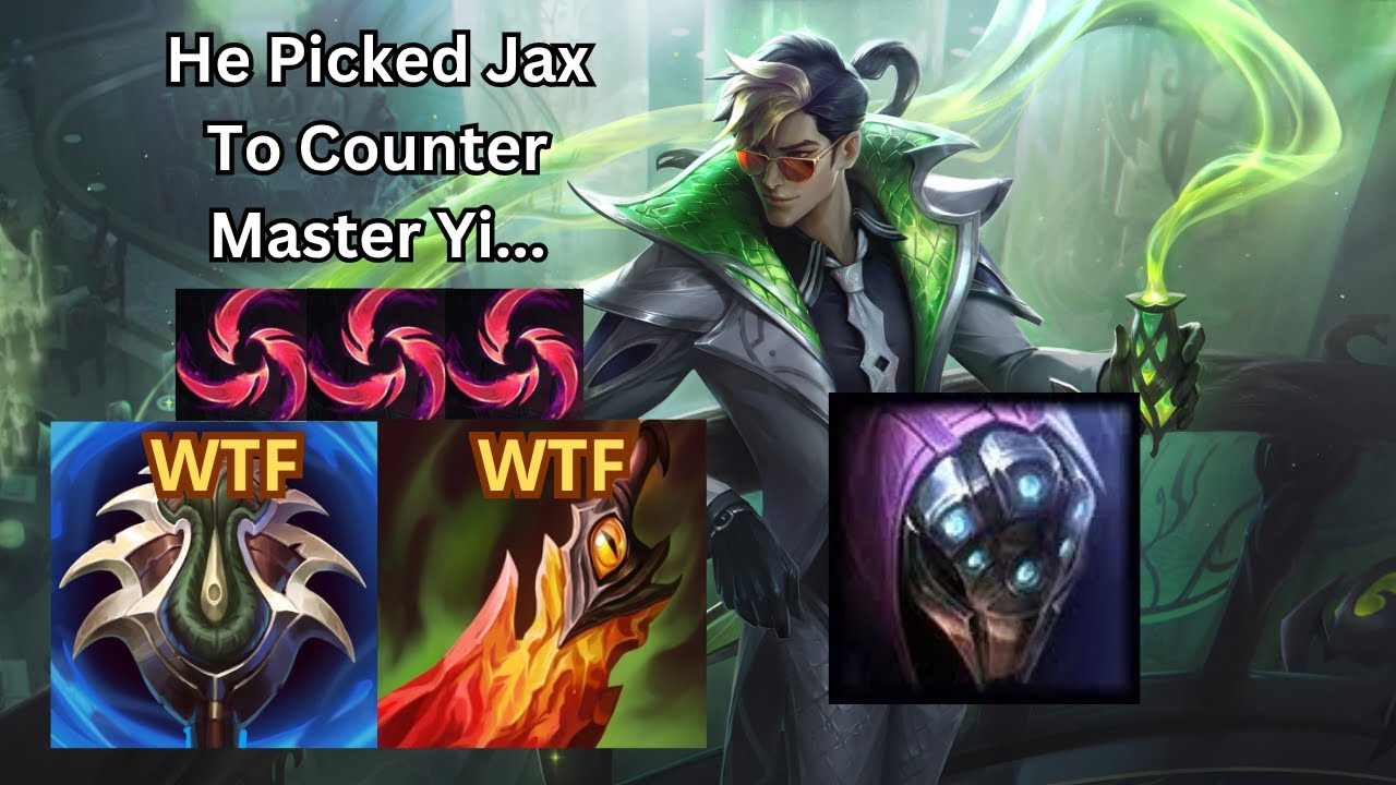 HE PICKED JAX TO COUNTER ME... LITTLE DID HE KNOW