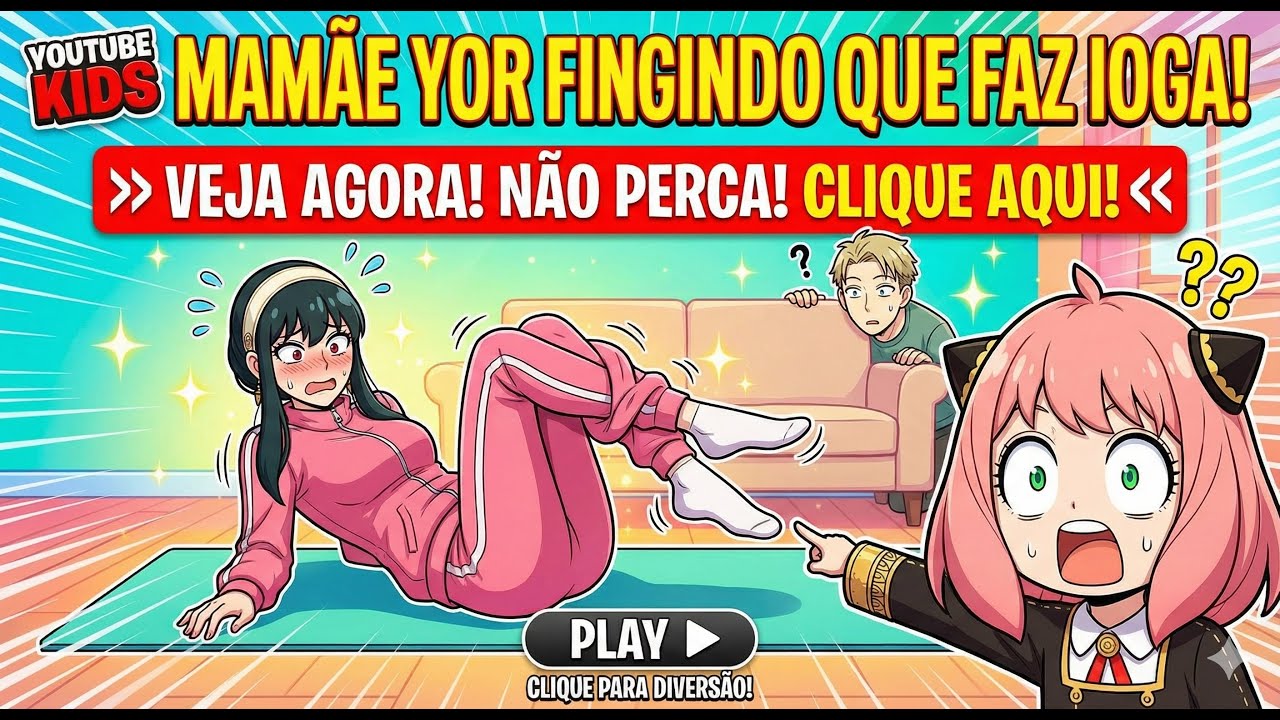 MAMÃE YOR FINGINDO QUE FAZ IOGA! 😂🤸‍♀️ O Treino Secreto Mais ENGRAÇADO! | Spy Family