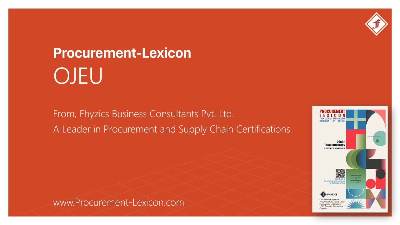 OJEU from Procurement Lexicon