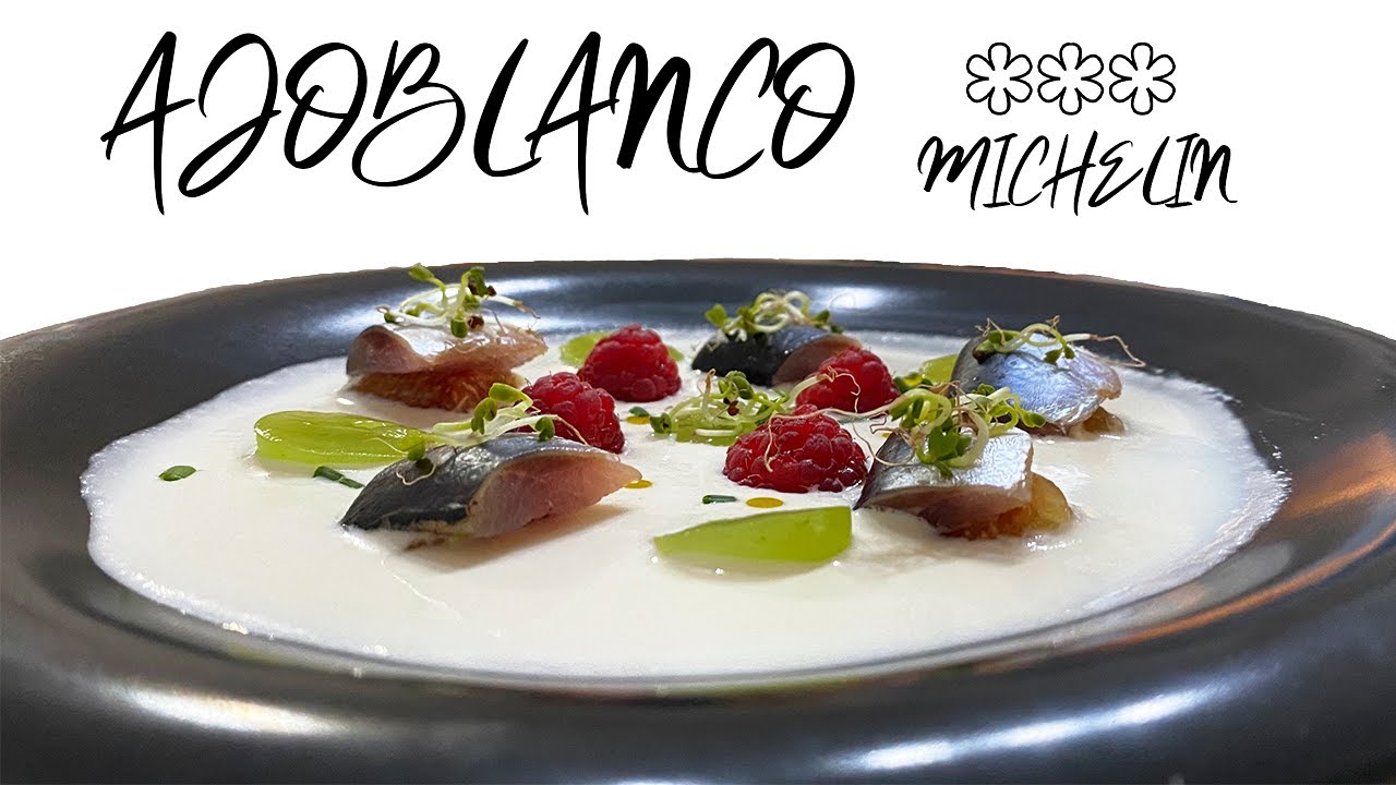 AJOBLANCO MALAGUEÑO‼️ con ⭐️⭐️⭐️ Michelin!!! Dani García
