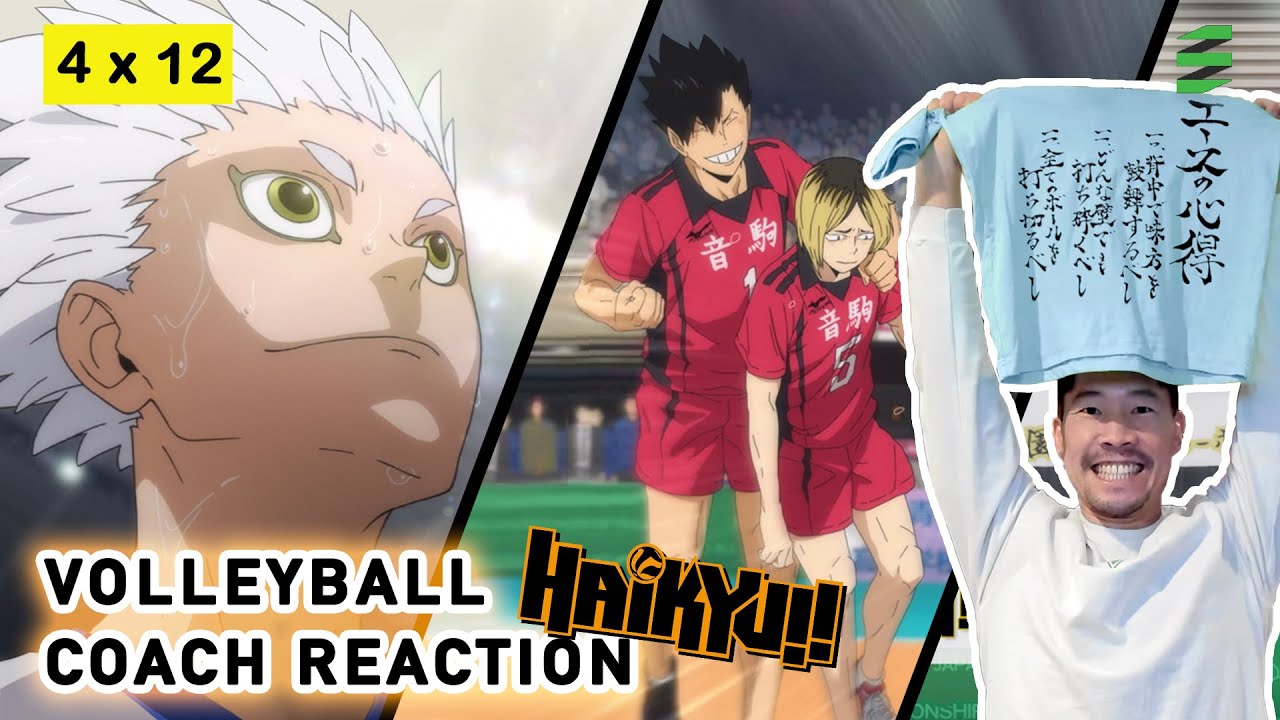 Volleyball Coach Reacts to HAIKYUU S4 E12 - Hinata meets Hoshiumi at Spring Tournament