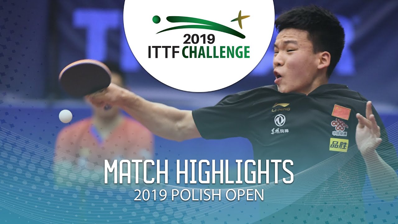 Xiang Peng vs Andrii Grebeniuk | 2019 ITTF Polish Open Highlights (U21-R64)