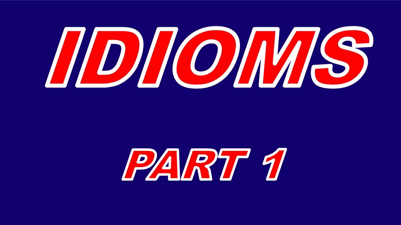 MIXED IDIOMS, Part 1./ Idioms variados en inglés. Aprende EXPRESIONES útiles para el día a día.