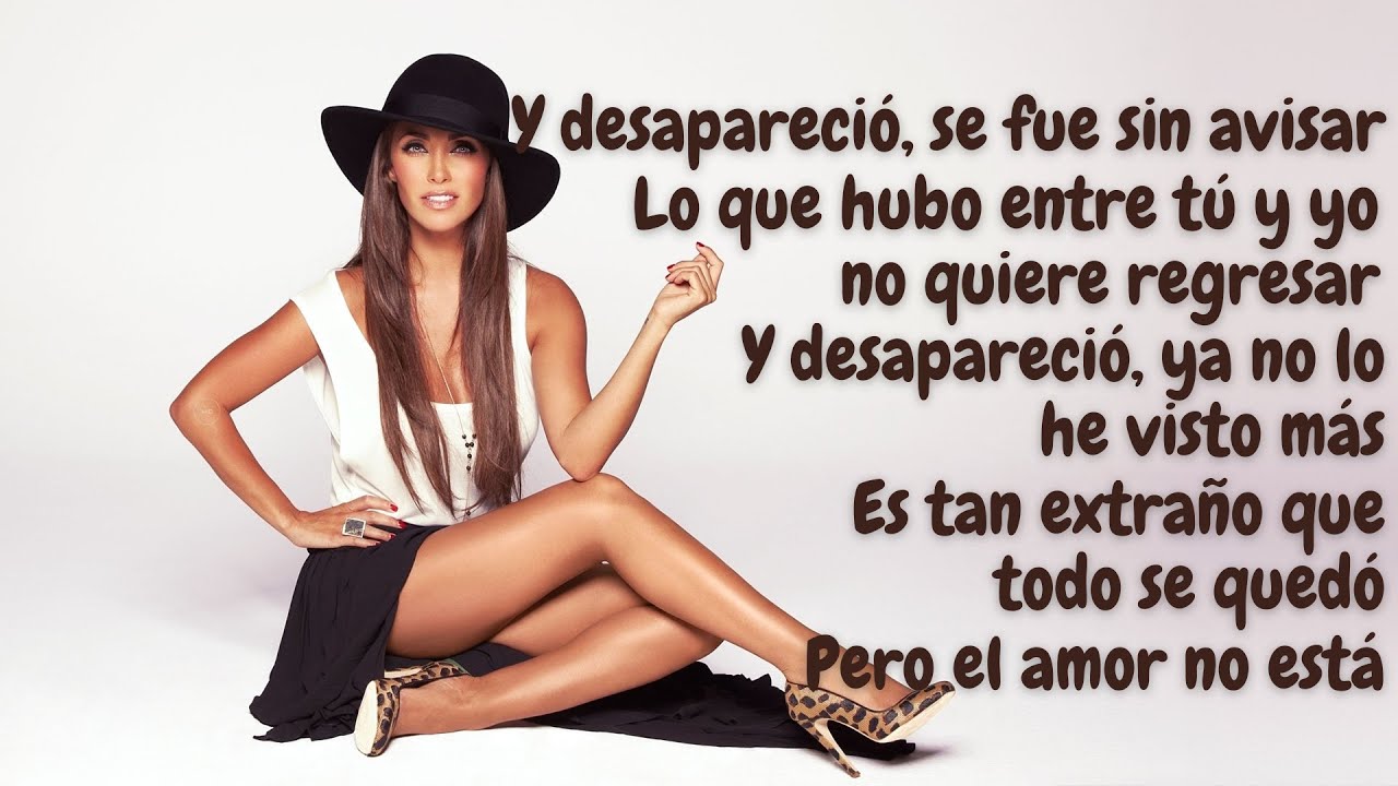 RBD - Desapareció (Letra)