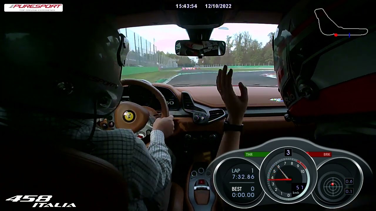 CARLO:FERRARI 458 - Monza Giro di pista con istruttore