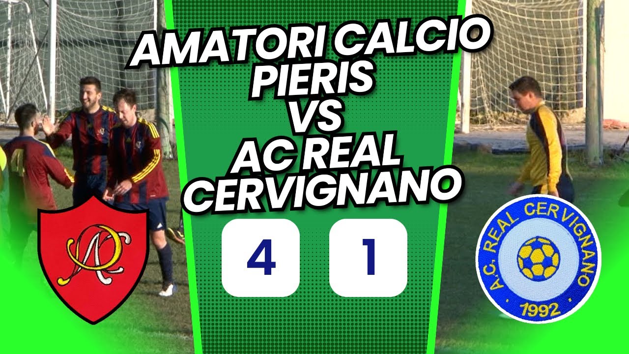 Amatori Calcio Pieris vs A.C. Real Cervignano 4 - 1 (25-11-2023)