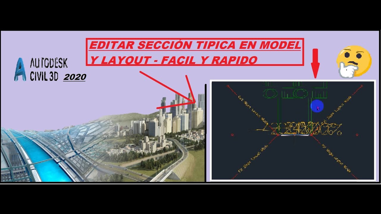 COMO* EDITAR EL DESORDEN DE SECCIÓN TÍPICA EN MODEL Y LAYOUT AUTOCAD CIVIL 3D TUTORIAL ACTUALIZADO