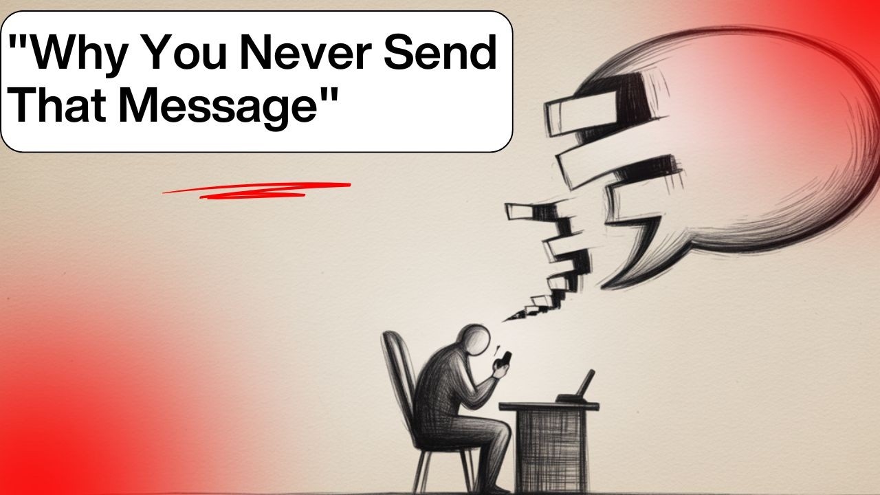 The Real Reason You Delete Messages Before Sending