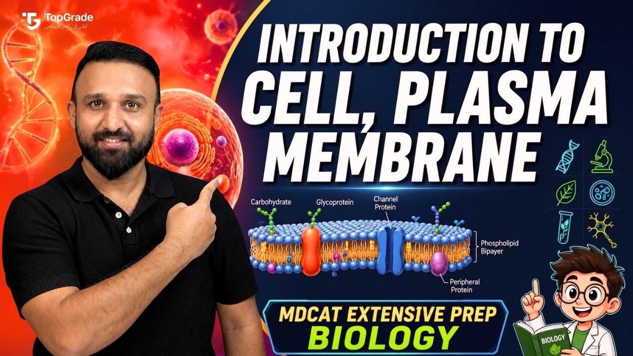 Complete Cell Structure & Function in 2 Hours | MDCAT Biology Day 1/52