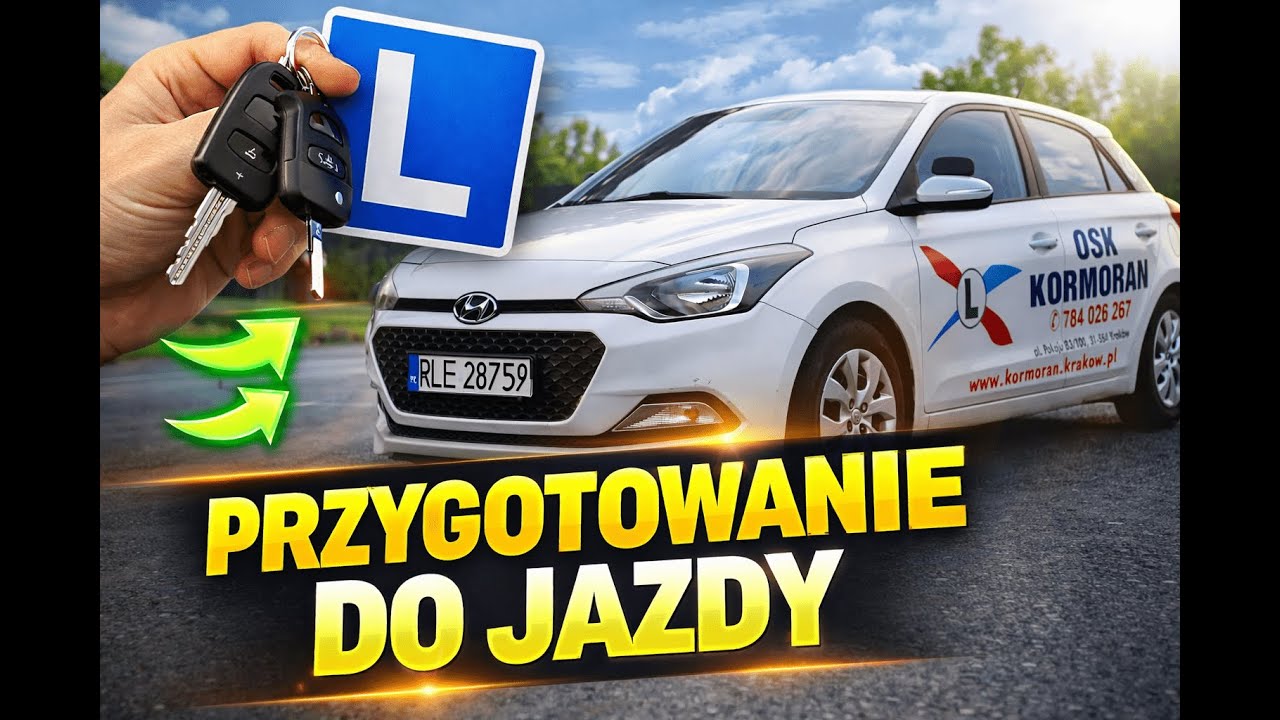 Przygotowanie do jazdy przed egzaminem - KROK PO KROKU [Kat. B]