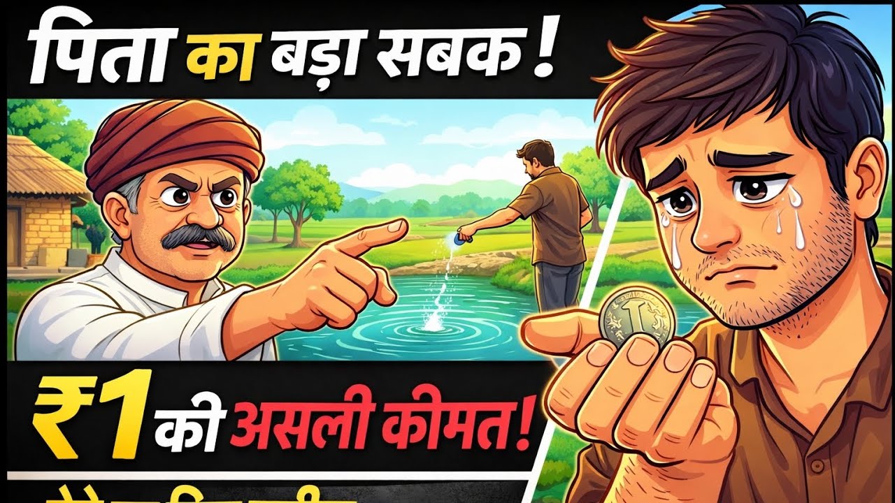 “मेहनत की असली कीमत 💰 | पिता ने बेटे को सिखाया जिंदगी का सबसे बड़ा सबक | Heart Touching Story”