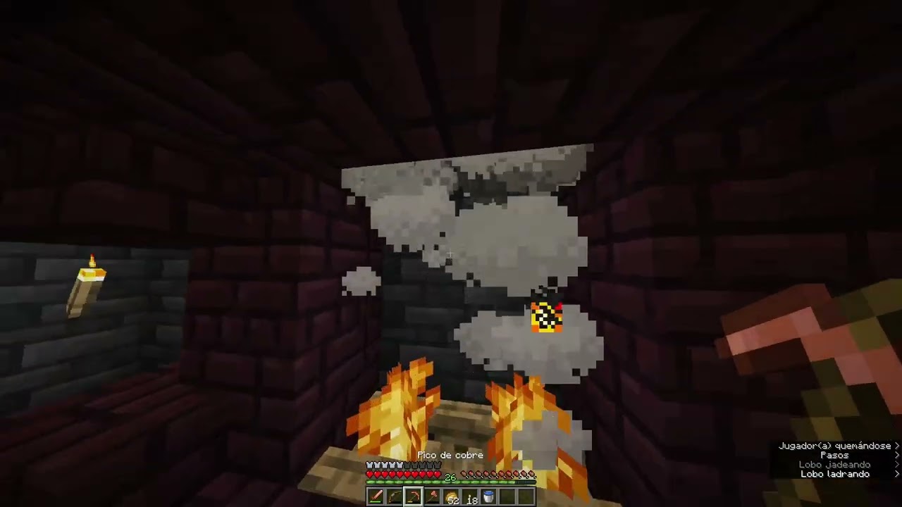 Chimenea en casa - Minecraft TripleVanilla #27