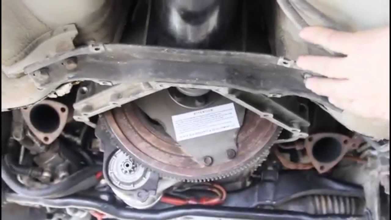 Porsche 928 torque tube and transmission install.