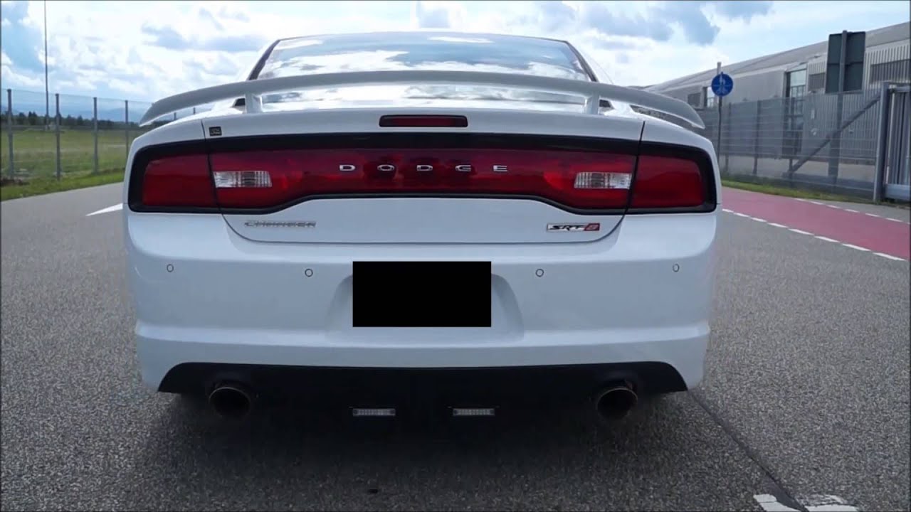 2012 Dodge Charger SRT8 stock exhaust vs Corsa Sport