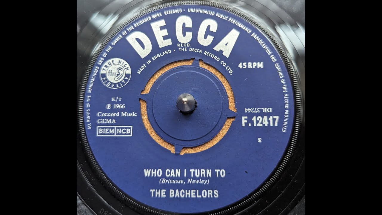 The Bachelors - Who Can I Turn To (1966)