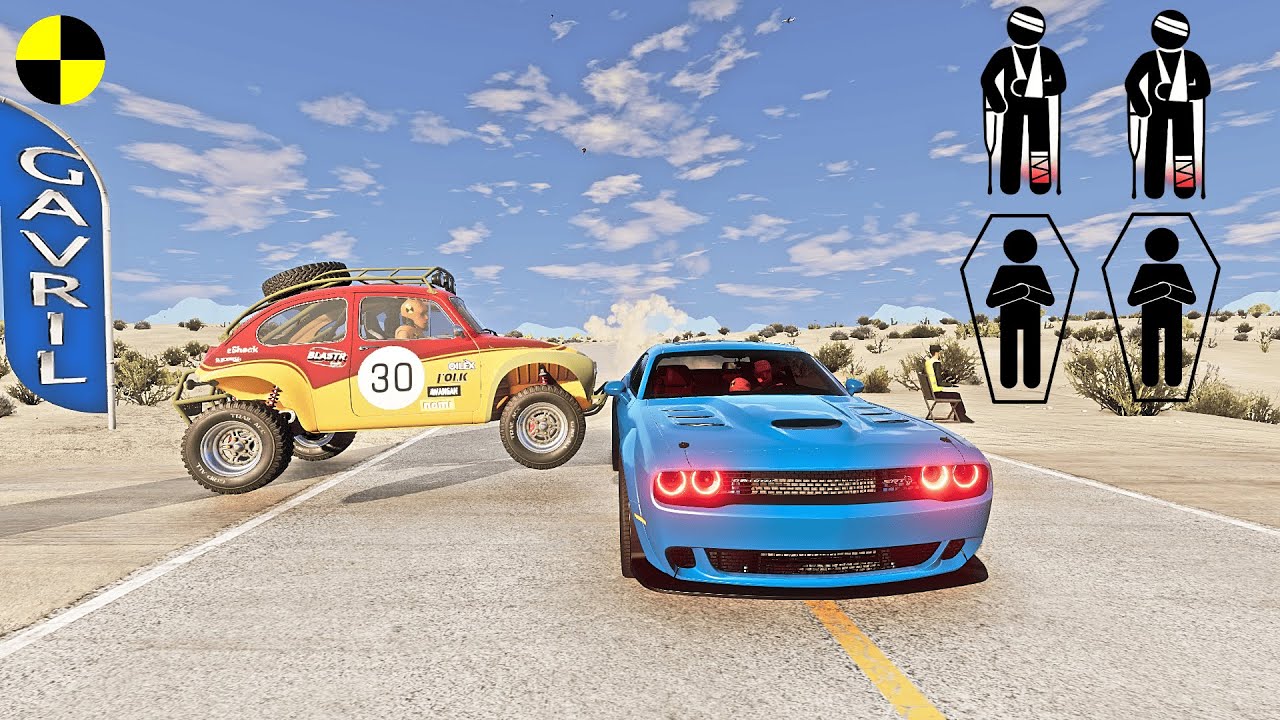 Realistic High-Speed Car Crashes in BeamNG.drive #31 | Ultra Detailed Crash Compilation