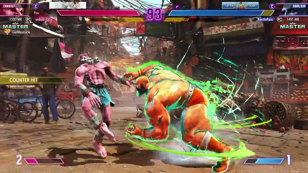 The almost perfect round against Dhalsim! SF6 Ranked Master