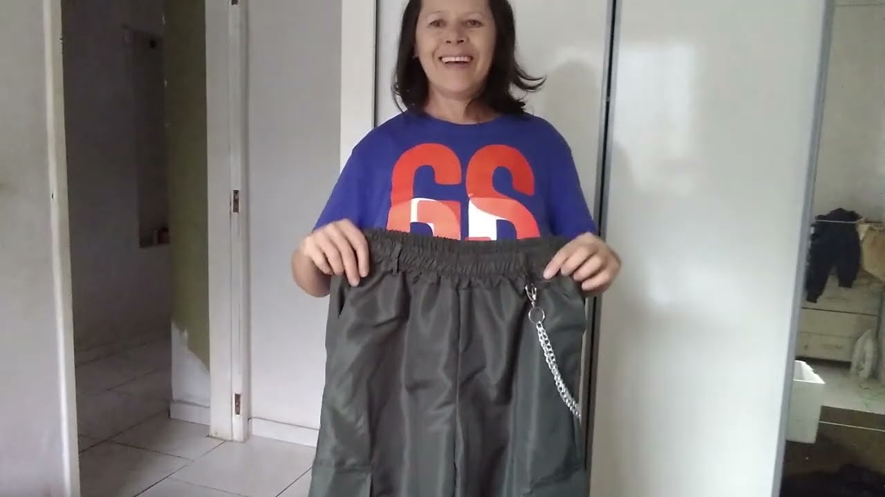 calça de nylon