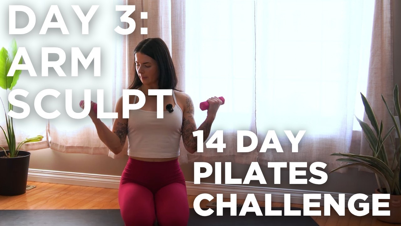 14 DAY PILATES CHALLENGE │DAY 3│15 MIN│UPPER BODY│AT HOME PILATES │PILATES WITH TALESE