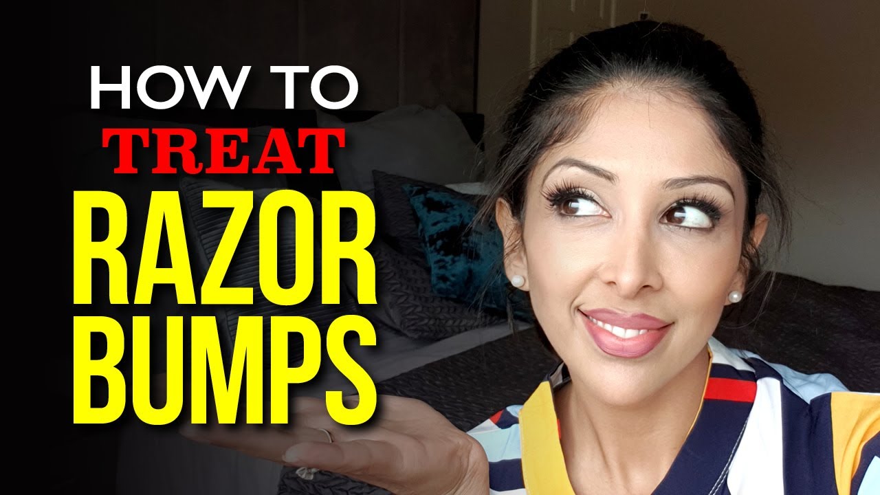 RAZOR BUMPS DOCTOR V | How to Treat Razor Bumps for BROWN/DARK Skin of Colour | Dr V #SOC
