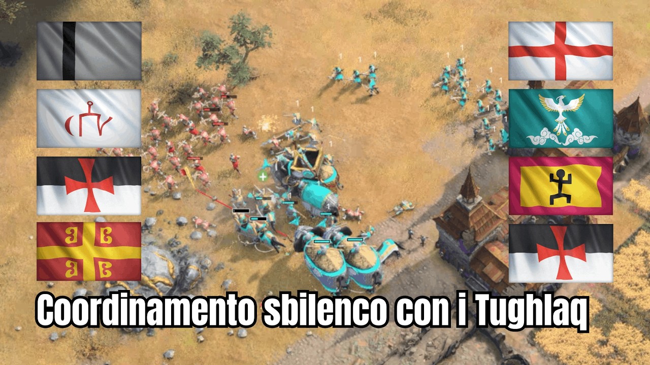 Coordinamento sbilenco con i Tughlaq – Age of Empires 4 Gameplay