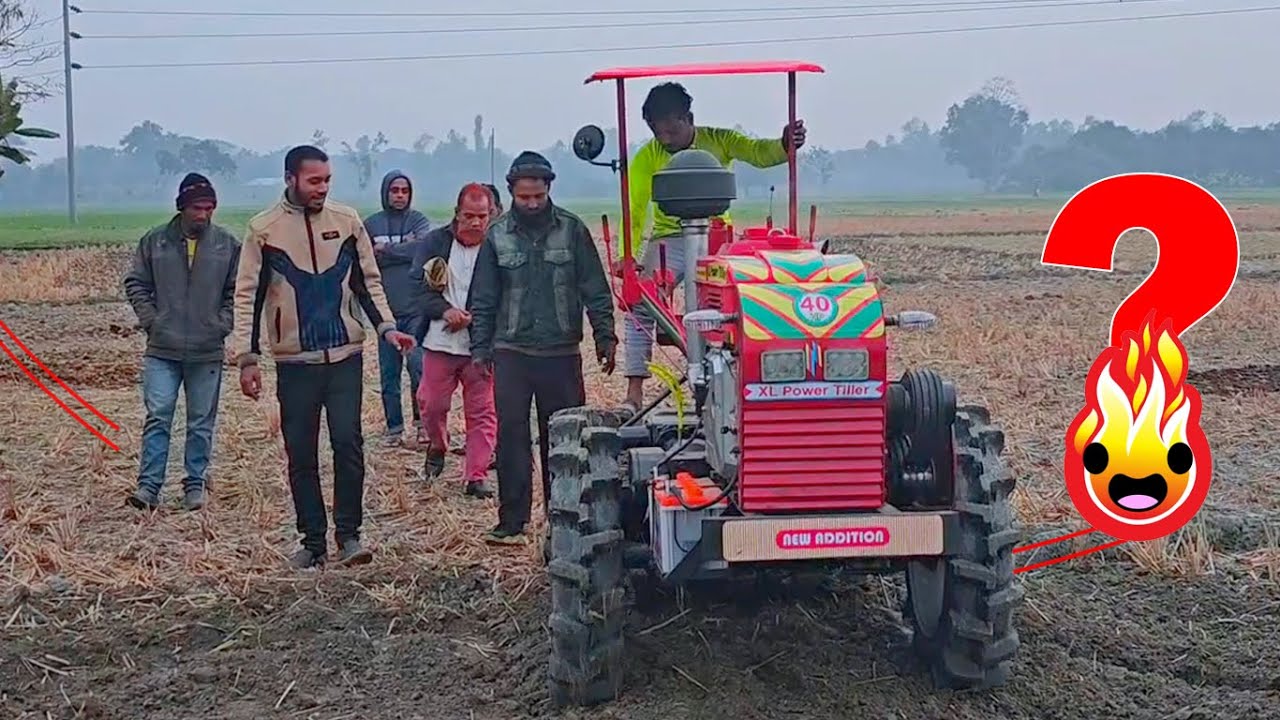 Modern Cultivation Machine Performance Test | Big Power Tiller Experiment 💥 Directly on the field