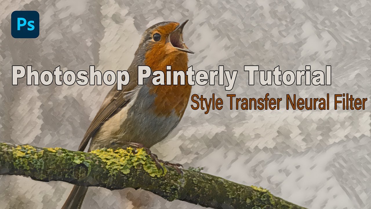 PHOTOSHOP Painterly Tutorial (Style Transfer Neural Filter)