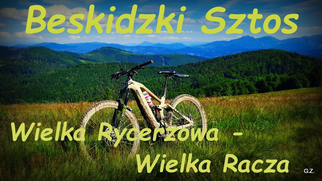 Żywiecki Sztos Rajcza - Wielka Rycerzowa - Wielka Racza. Szlak czerwony z pięknymi widokami E-MTB
