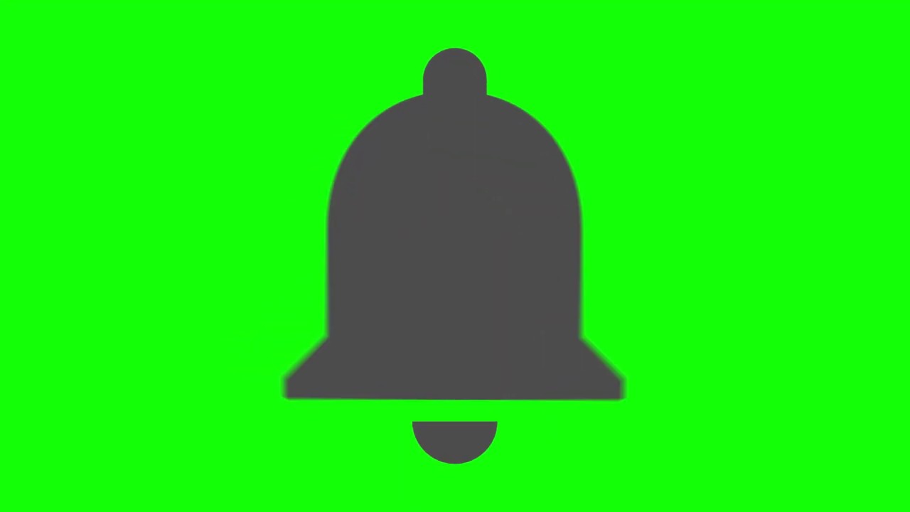 Youtube Bell Green Screen | Bell Notification | Bell Green Screen | Youtube Green Screen | 30FPS