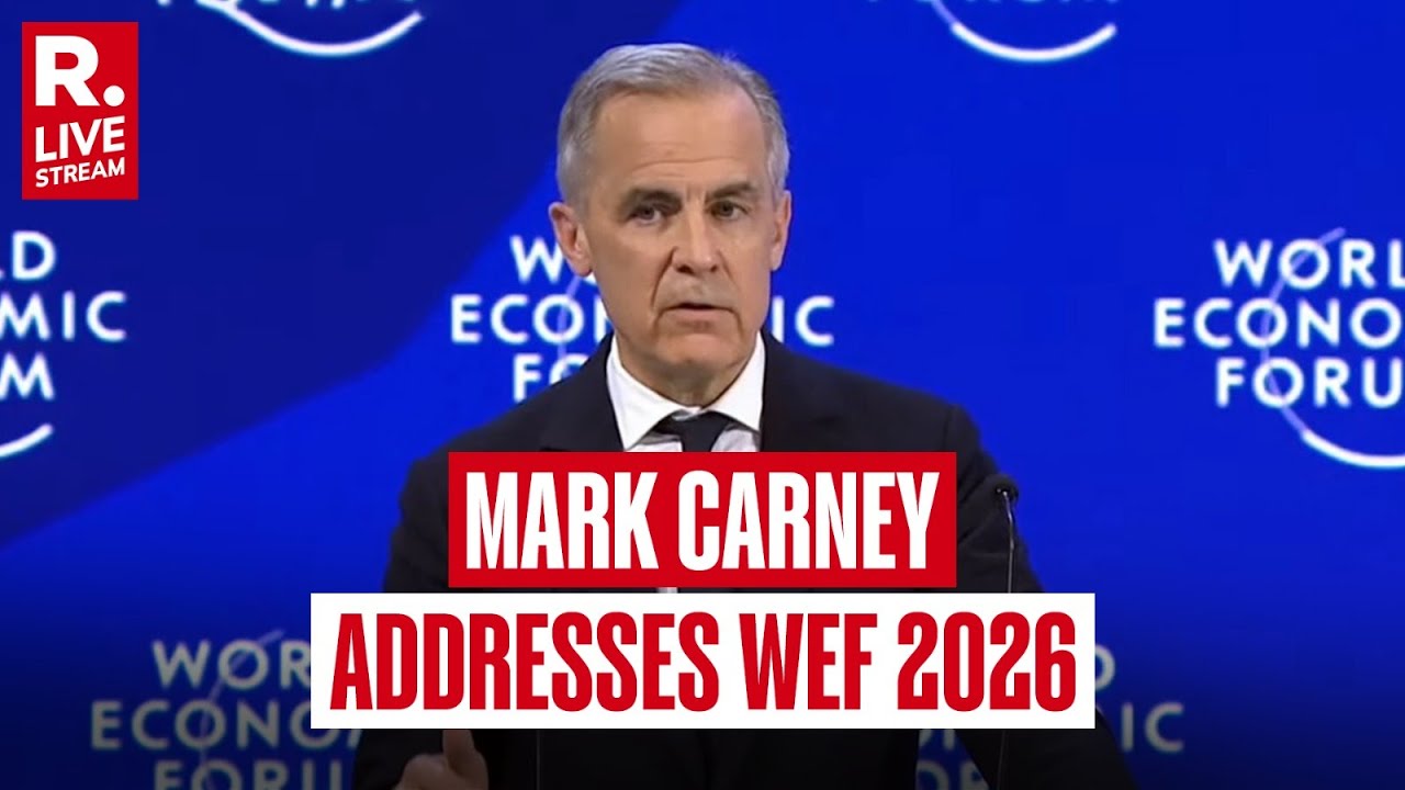 LIVE: Canadian PM Mark Carney Addresses The World Economic Forum | Davos | Trump