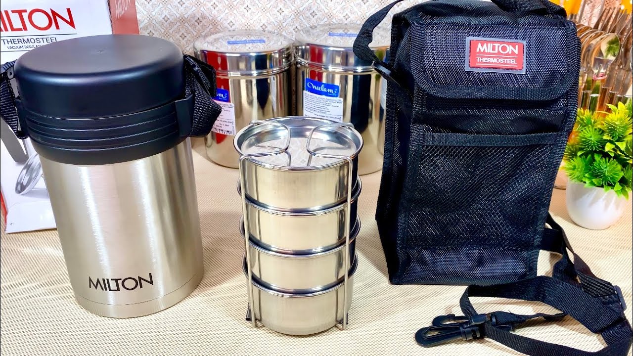 Milton THERMOSTEEL TIFFIN | 👌Best Tiffin Keep Food Warm | MILTON TUSCANY4 Thermo Steel Tiffin | Sale