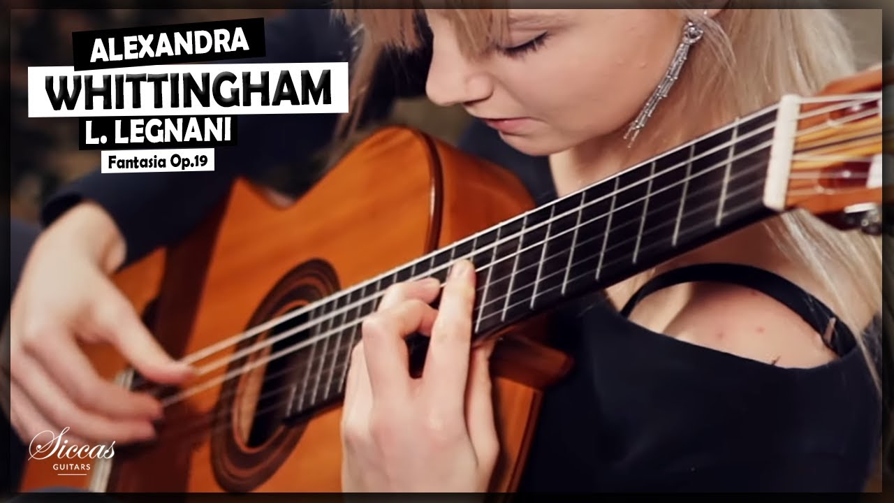 Alexandra Whittingham plays Fantasia op 19 by Luigi Legnani on a 1982 José L. Romanillos guitar