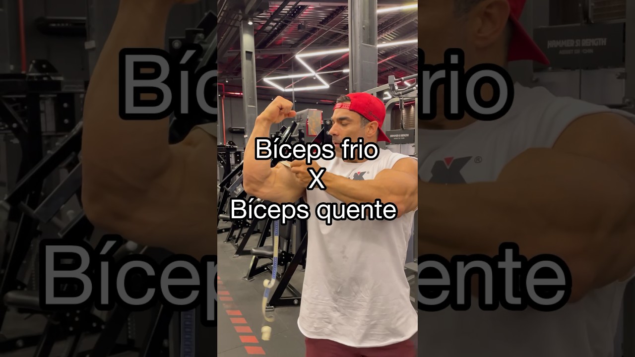 J&aacute; fez esse teste? Me conta aqui #biceps #pump #bodybuilding