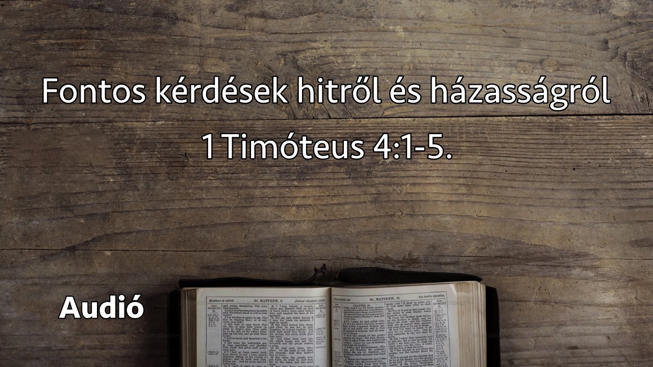 2/8/2026 - Fontos kérdések hitről és házasságról - Lukács János lp. (Audió)