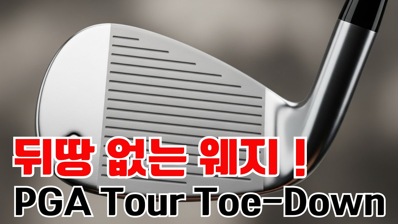 PGA 투어의 최신 트렌드 '토우 다운Toe Down' 칩샷 테크닉