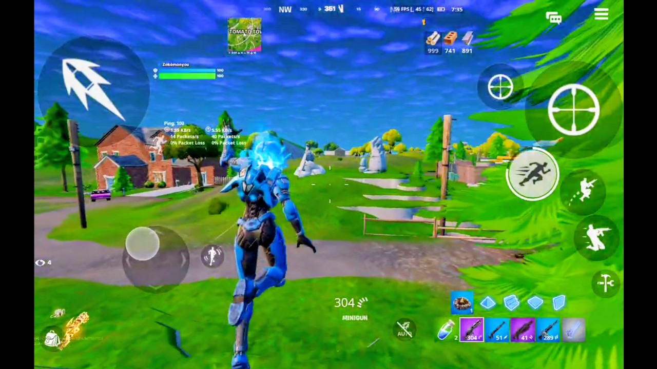 OG Fortnite mobile gameplay mi pad 6 with 60 fps to medium setting 