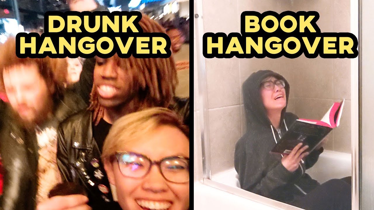 🍺 алкогольное похмелье VS книжное похмелье 📚