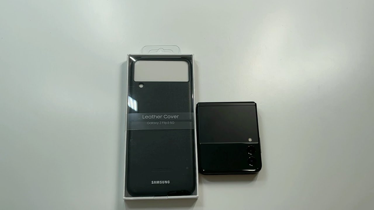 Official Leather Protective Cover for Samsung Galaxy Z Flip 3 Unboxing and Review