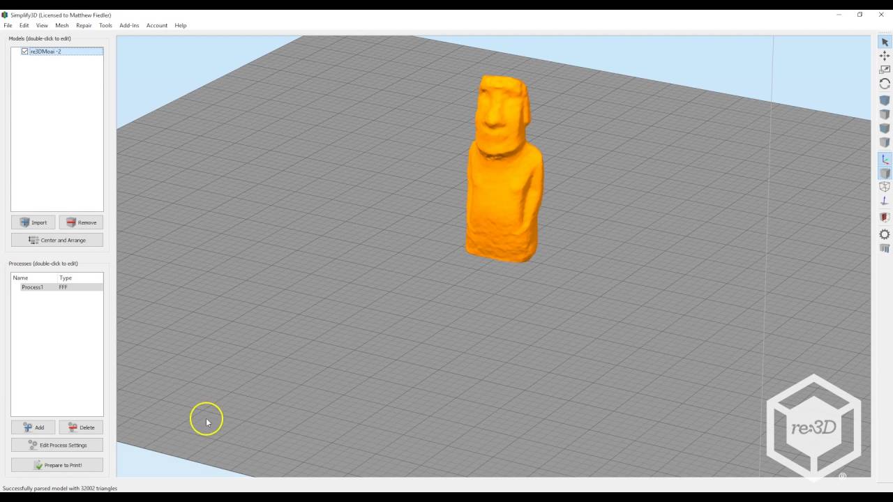 Making Gcode for Gigabot with Simplify3D