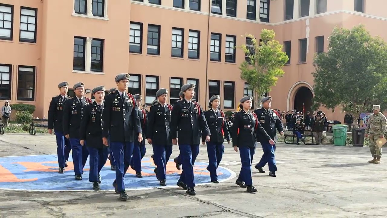 Abraham Lincoln High School Drill Platoon Fall Competition 2025