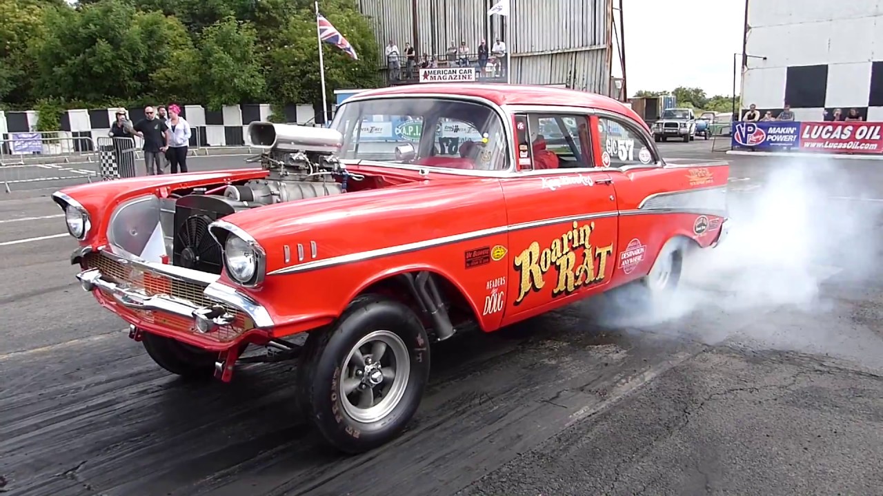 Shakespeare County Raceway NSRA Nostalgia  Nationals June 24 BURNOUTS !