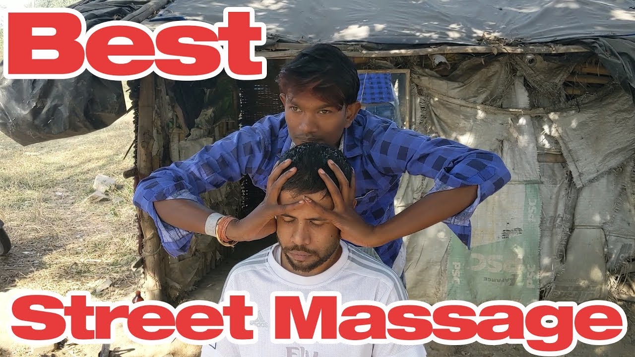 ASMR Best of Street Barber Head Massage