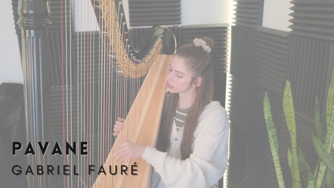 Pavane - Gabriel Fauré harp cover // Bridget Jackson Harp