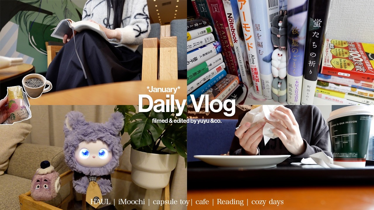 Daily Vlog | Медленный, но продуктивный день 👜🌿 | iMoochi | book jacket | Capsule Toy