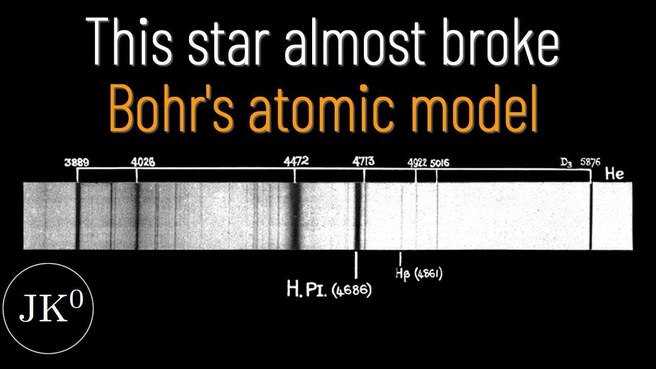 This star almost broke Bohr's atomic model #SoMEpi
